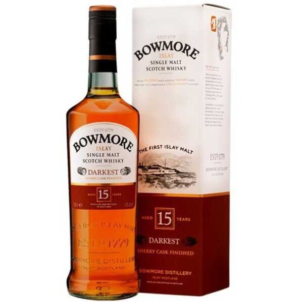 bowmore darkest 15 ans 1